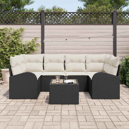 Trädgårdsoffset Svart 55 x 55 x 37 cm konstrotting
