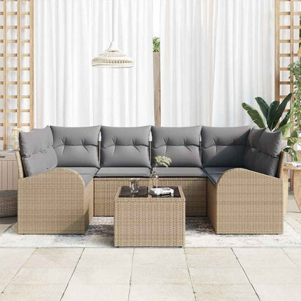 Trädgårdsoffset Beige 55 x 55 x 37 cm konstrotting