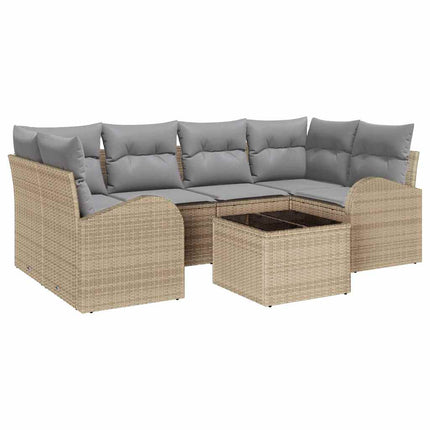 Trädgårdsoffset Beige 55 x 55 x 37 cm konstrotting