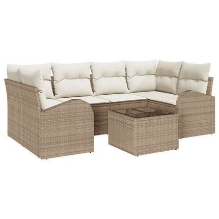 Trädgårdsoffset Beige 55 x 55 x 37 cm konstrotting