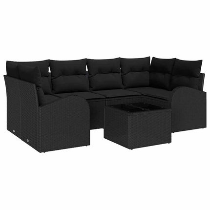Trädgårdsoffset Svart 55 x 55 x 37 cm konstrotting