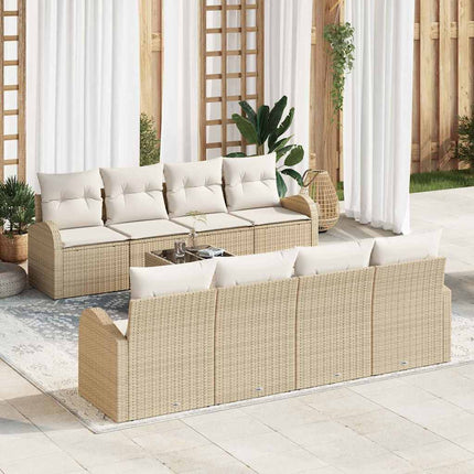 Trädgårdsoffset Beige 55 x 55 x 37 cm konstrotting