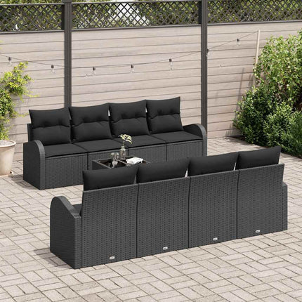 Trädgårdsoffset Svart 55 x 55 x 37 cm konstrotting