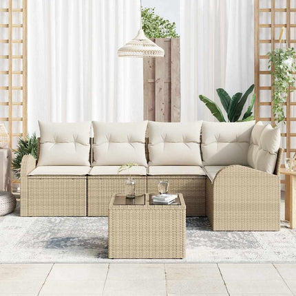 Soffset med kudde Beige Polyester