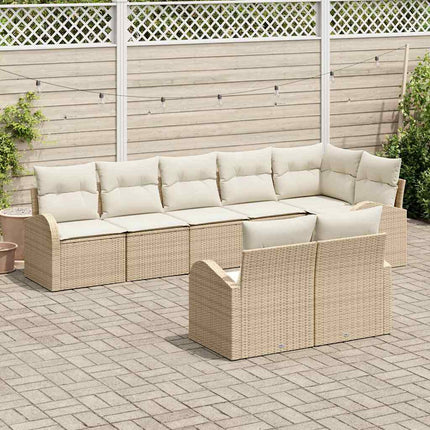 Trädgårdsoffset Beige och gräddfärgad 55 x 55 x 37 cm