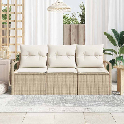 Soffset 3 pcs Beige konstrotting