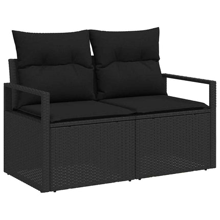 Soffset 3 pcs Svart konstrotting