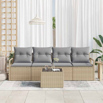 Soffset 5 pcs Beige och Grå konstrotting