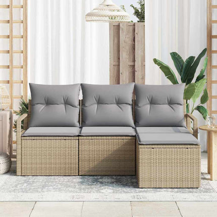 Soffset 4 pcs Beige konstrotting