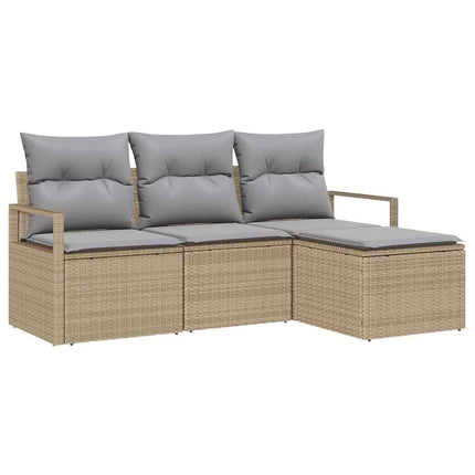 Soffset 4 pcs Beige konstrotting