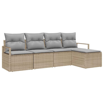 Soffset 5 st Beige konstrotting
