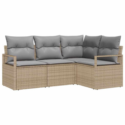 Soffset 4 pcs Beige konstrotting