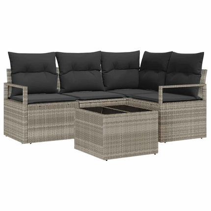 Soffset 5 pcs Ljusgrå konstrotting