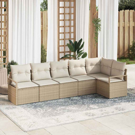 Soffset 6 pcs Beige konstrotting
