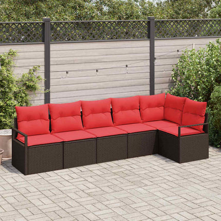 Soffset 6 pcs Brun konstrotting