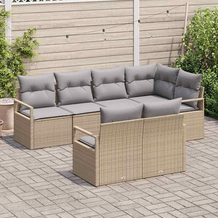 Soffset 7 pcs Beige konstrotting