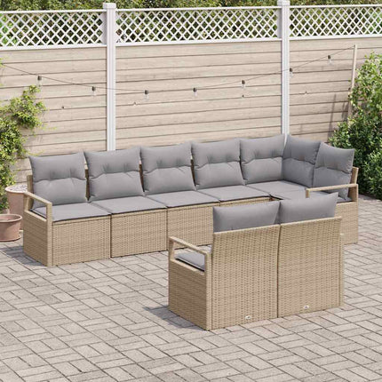 Soffset 8 st Beige konstrotting