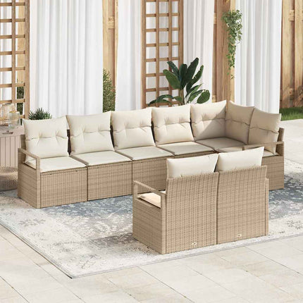 Soffset 8 pcs Beige konstrotting