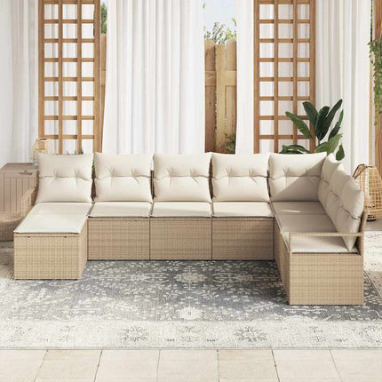 Soffset 8 st Beige konstrotting