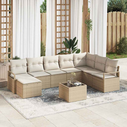 Soffset 9 st Beige konstrotting