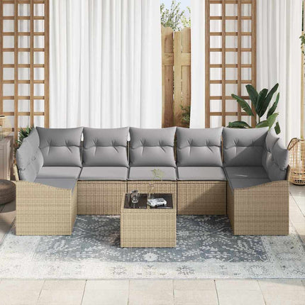 Soffset Beige och Ljusgrå 55 x 55 x 37 cm konstrotting