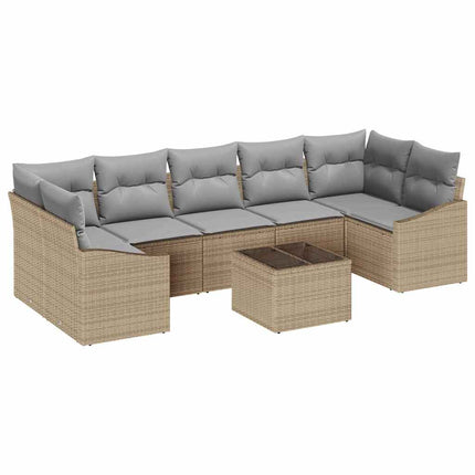 Soffset Beige och Ljusgrå 55 x 55 x 37 cm konstrotting