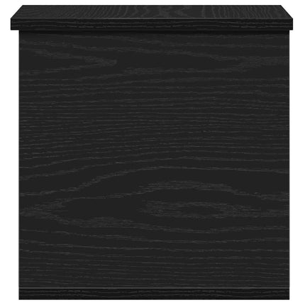 Förvaringslåda Svart Ek 30 x 35 x 35 cm Konstruerat trä