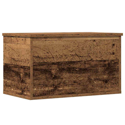 Förvaringslåda Gammalt trä 60 x 35 x 35 cm Konstruerat trä