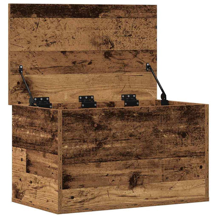 Förvaringslåda Gammalt trä 60 x 35 x 35 cm Konstruerat trä