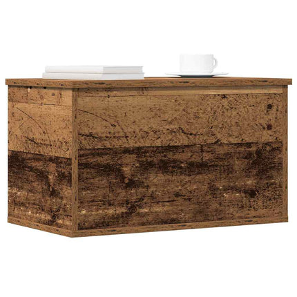 Förvaringslåda Gammalt trä 60 x 35 x 35 cm Konstruerat trä