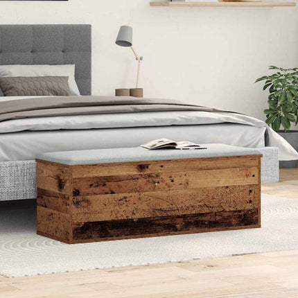 Förvaringslåda Gammalt trä 102 x 35 x 35 cm Konstruerat trä