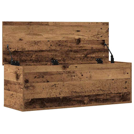 Förvaringslåda Gammalt trä 102 x 35 x 35 cm Konstruerat trä