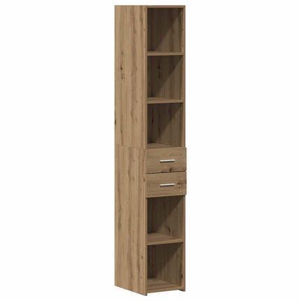 Bokhylla med låda Artisan Ek 30 x 42.4 x 185.2 cm