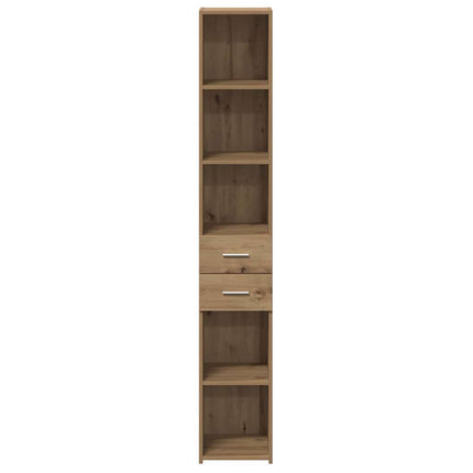 Bokhylla med låda Artisan Ek 30 x 42.4 x 185.2 cm
