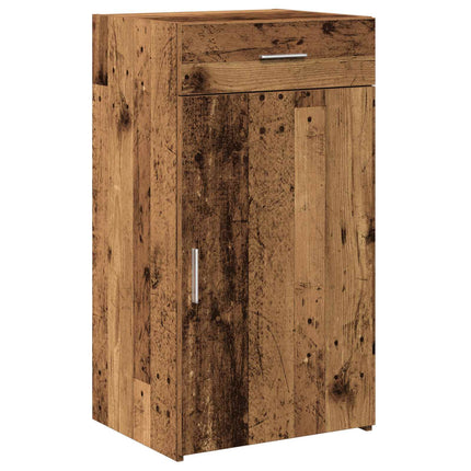 Sideboard med låda Gammalt trä 50 x 42,5 x 93 cm