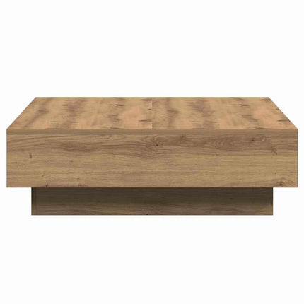 Kaffeebord Artisan Ek 90 x 90 x 28 cm Konstruerat trä