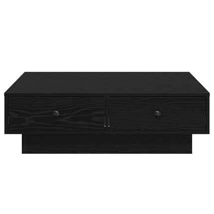 Kaffeebord Svart Ek 90 x 90 x 28 cm Konstruerat trä