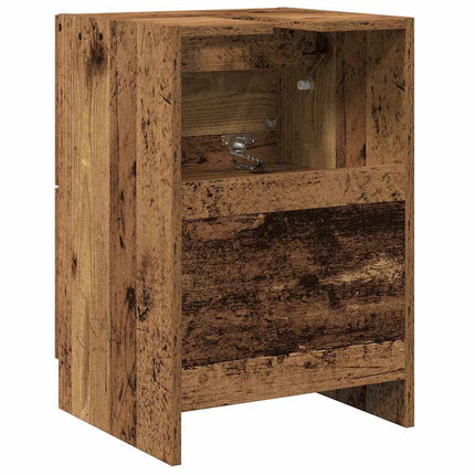 Badrumsskåp Gammalt trä 40 x 37 x 59 cm Konstruerat trä