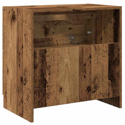 Badrumsskåp Gammalt trä 59 x 37 x 59 cm Konstruerat trä