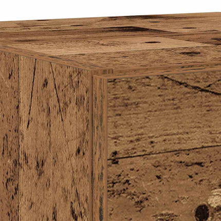 Badrumsskåp Gammalt trä 78 x 37 x 59 cm Konstruerat trä
