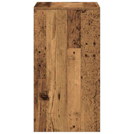 Sminkbord 2 st Gammalt trä 60 x 40 x 75 cm Konstruerat trä