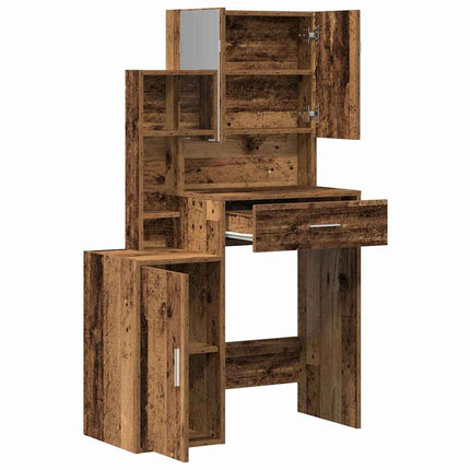 Smyckebord Gammalt trä 80 x 35 x 132 cm Konstruerat trä