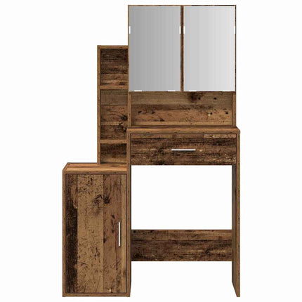 Smyckebord Gammalt trä 80 x 35 x 132 cm Konstruerat trä