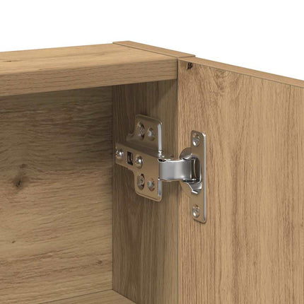 Smyckebord med låda Artisan Ek 80 x 35 x 132 cm Konstruerat trä