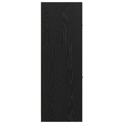 Apoteksskåp Svart ek 30 x 41 x 118 cm Konstruerat trä