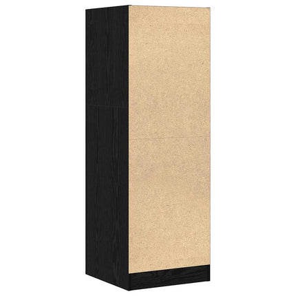 Apoteksskåp Svart ek 40 x 41 x 118 cm Konstruerat trä