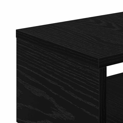 Badrumsmöbelset Svart Ek 33 x 23 x 65 cm Konstruerat trä