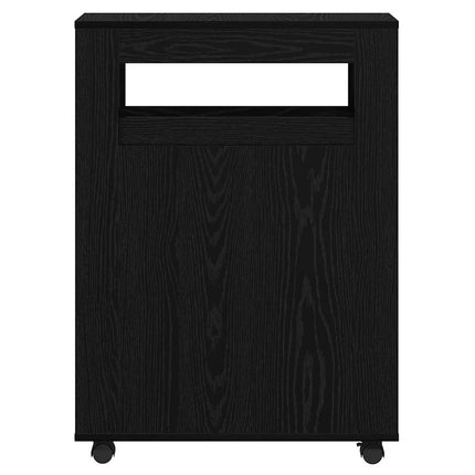 Badrumsmöbelset Svart Ek 65 x 23 x 87 cm Konstruerat trä