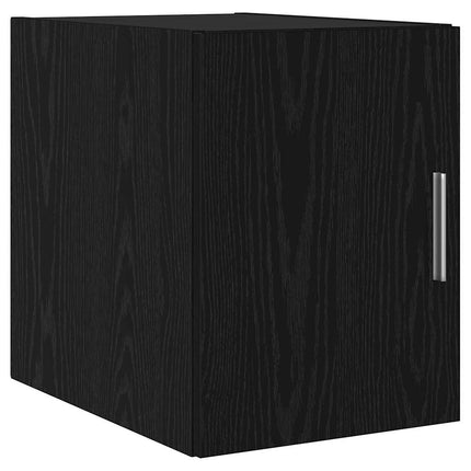 Väggmonterat skåp Svart Ek 30 x 42.5 x 39.5 cm Konstruerat trä