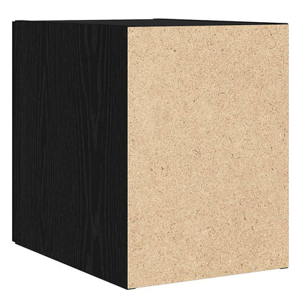 Väggmonterat skåp Svart Ek 30 x 42.5 x 39.5 cm Konstruerat trä